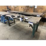 Steel Bench, approx. 2.4m x 1.1m Please read the following important notes:- ***Overseas buyers -