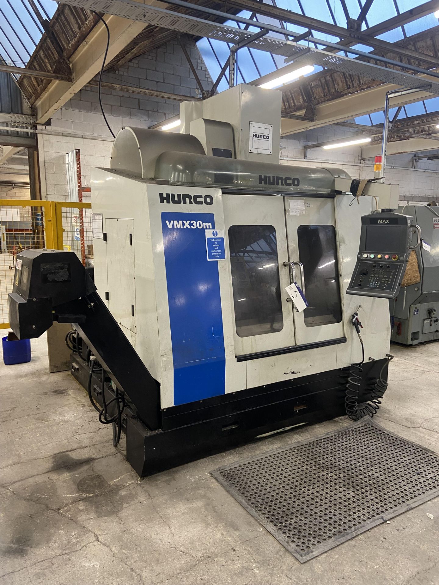 Hurco VMX30m VERTICAL MACHINING CENTRE, serial no. H-S30126, year of manufacture 2011, with Max