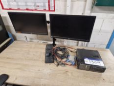 Dell Optiplex 7010 Desktop PC, Monitor, Keyboard and Mouse (Hard Drive Removed) Please read the