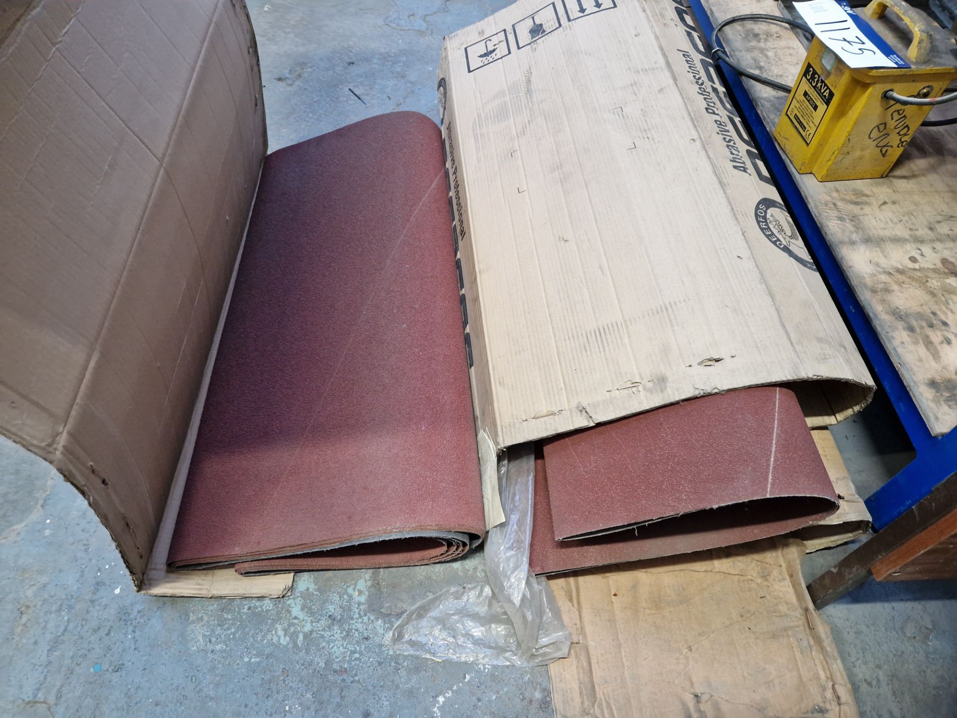Quantity of Sanding Belts, including 240 and 180 Grit, Approx, 970x1700mm Please read the - Image 2 of 2