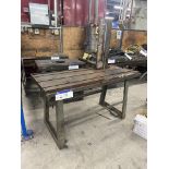 T Slotted Bench, approx. 1.6m x 750mm Please read the following important notes:- ***Overseas buyers