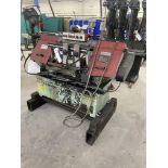 XYZ 260 Horizontal Metal Bandsaw, serial no. 18W121078.  Being sold provisionally, subject to