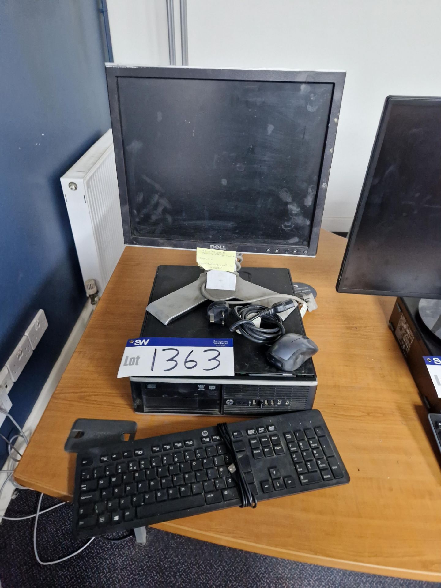 HP Compaq Desktop PC, Monitor, Keyboard and Mouse (Hard Drive Removed) Please read the following