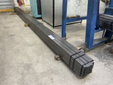 Steel Square Section, in one bundle, approx. x 225 lengths, approx. 17mm x 17mm x 6.1m long Please