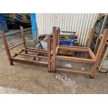 Two Steel Framed Stillages Please read the following important notes:- ***Overseas buyers - All lots