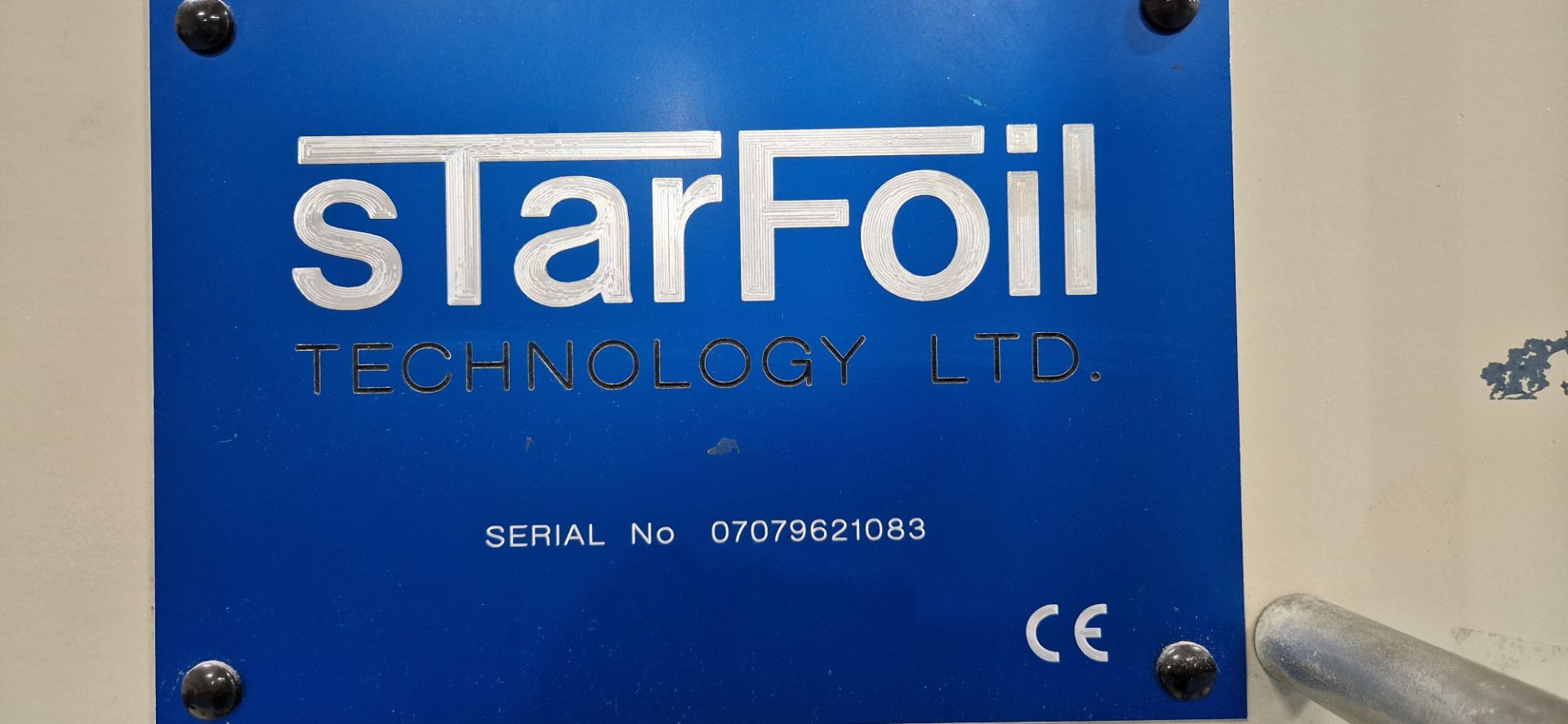 Starfoil VICTORIA HOT FOILING CYLINDER MACHINE, serial no. 7079621083, max sheet size 1020mm x 740mm - Image 6 of 6