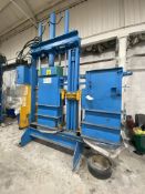 HDM Engineering SAEB TWIN CHAMBER ELECTRO HYDRAULIC BALING PRESS, approx. chamber size 700mm x 350mm