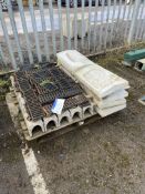 Drain & Pre cast Concrete Coping Stones, on one pallet Please read the following important