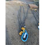 Four Leg Chain Sling, approx. 5m long Please read the following important notes:- ***Overseas buyers