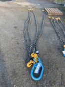 Four Leg Chain Sling, approx. 5m long Please read the following important notes:- ***Overseas buyers