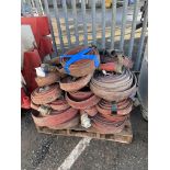 Approx. 25 Lay Flat Fire Hoses, on pallet, with assorted fittings as set out Please read the