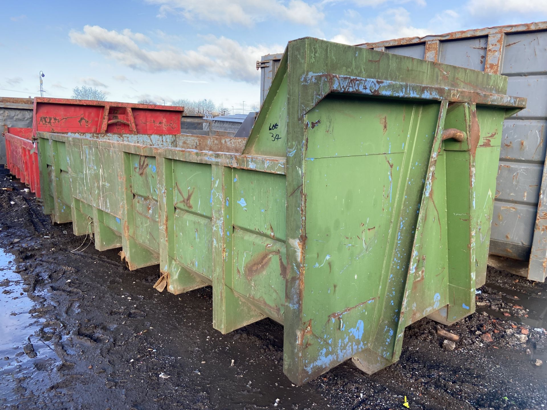 20 CU. YARD ROLL ON ROLL OFF BIN Please read the following important notes:- ***Overseas buyers -