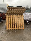 Approx. 60 Timber Pallet Racking Shelf Panels, each approx. 1.25m x 1.1m Please read the following