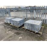 Pre-Cast Concrete Blocks, on three pallets, each approx. 915mm x 140mm x 250mm Please read the