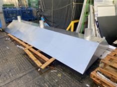 Aluminium Canopy, approx. 5.2m x 1.85m wide Please read the following important notes:- ***