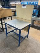 Steel Framed Bench, approx. 900mm x 750mm Please read the following important notes:- ***Overseas