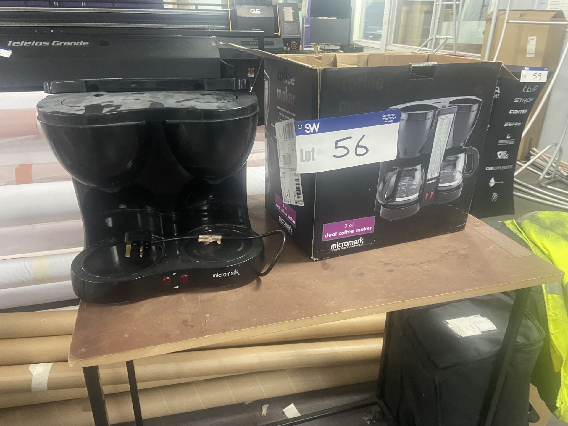 Micromark 3.6 litre Dual Coffee Maker Please read the following important notes:- ***Overseas buyers - Image 2 of 2