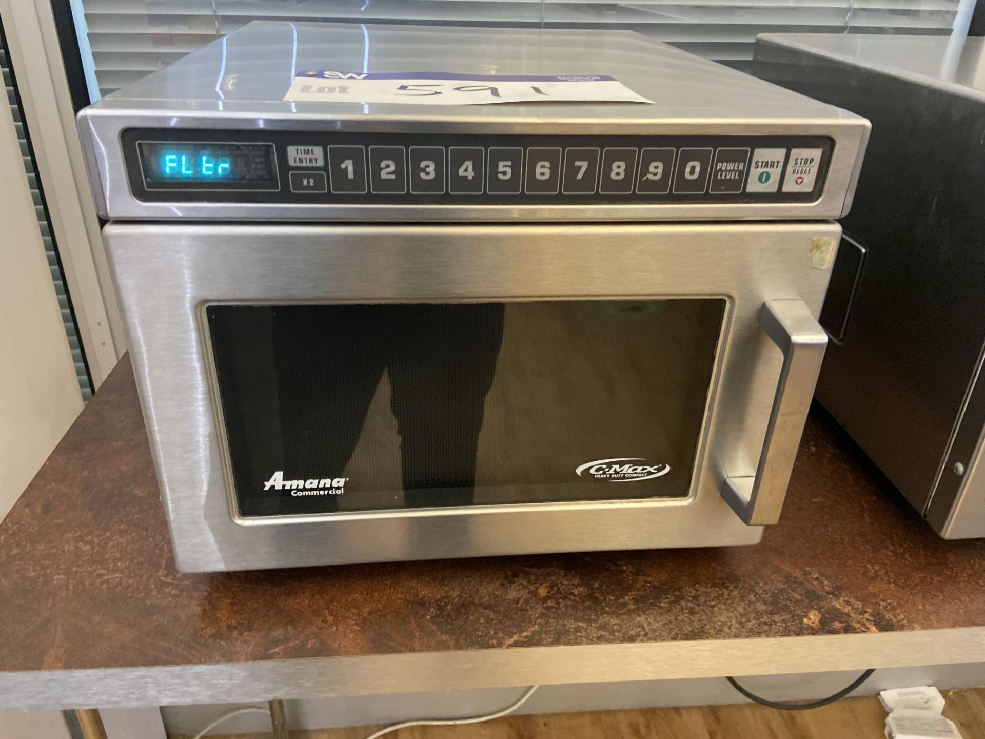 Amama Commercial C-Max Heavy Duty Compact Stainless Steel Microwave Oven Please read the following - Image 2 of 2