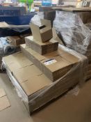 Part Pallet of Flat Pack Cardboard Boxes, each box approx. 320mm x 230mm x 180mm Please read the