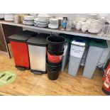 Seven Assorted Waste Bins & Buckets Please read the following important notes:- ***Overseas buyers -