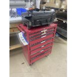 Mobile Tool Trolley & Case, with assorted hand tools Please read the following important