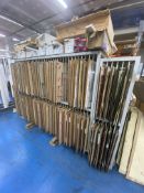 Approx. 156 Guillotine Boards, as set out in rack and in plastic crate Please read the following