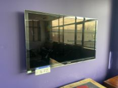 Samsung 53in. Wall Mounted Flat Screen Television, with remote control Please read the following
