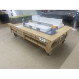 Mobile Timber Trolley, approx. 2.45m x 1.22m Please read the following important notes:- ***Overseas