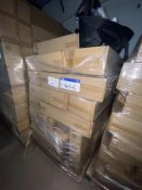 Approx. 54 Boxes of Paris Aluminium Fabric Frames, as set out on one pallet Please read the