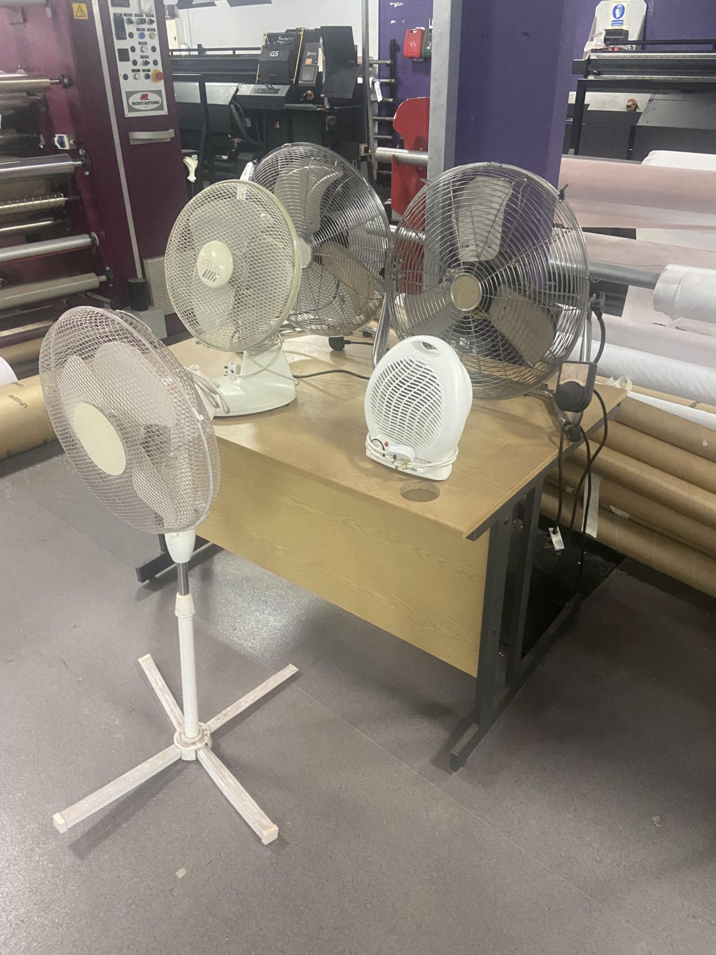 Four Assorted Fans & Electric Heaters Please read the following important notes:- ***Overseas buyers - Image 2 of 2
