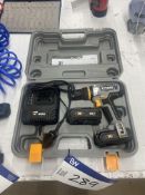 Titan TTI886 DRS Portable Battery Drill, with spare battery, charger and carry case Please read