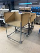 Three Steel Framed Trolleys Please read the following important notes:- ***Overseas buyers - All