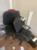Four Assorted Swivel Chairs Please read the following important notes:- ***Overseas buyers - All