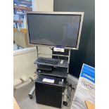 Samsung PPM42M5SS 42in. Flat Screen Television (no remote control), with TV mounting trolley