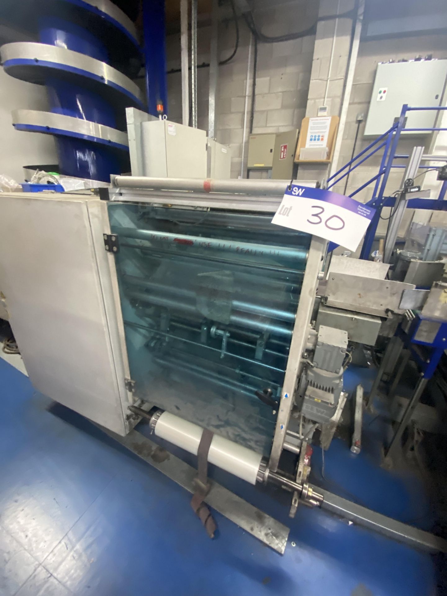 Hugo Beck Flexo500S Shrink Wrap Tunnel & SLB 5012/25 Heat Tunnel, serial no. 13761, year of - Image 9 of 10