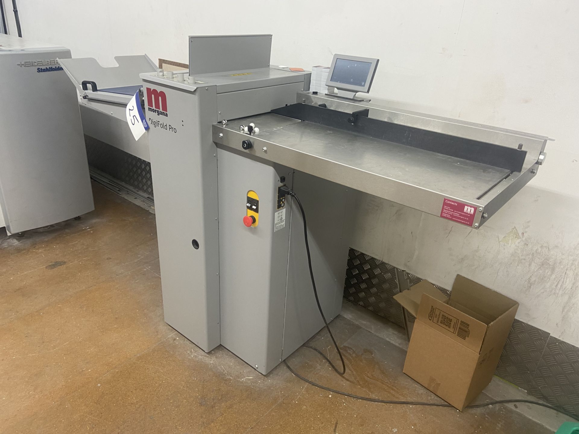 Morgana 1708203S Digifold Pro FOLDER, serial no. 601750, 230V (please note this lot is situated on - Image 2 of 5