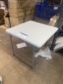 Five Collapsible Tables Please read the following important notes:- ***Overseas buyers - All lots