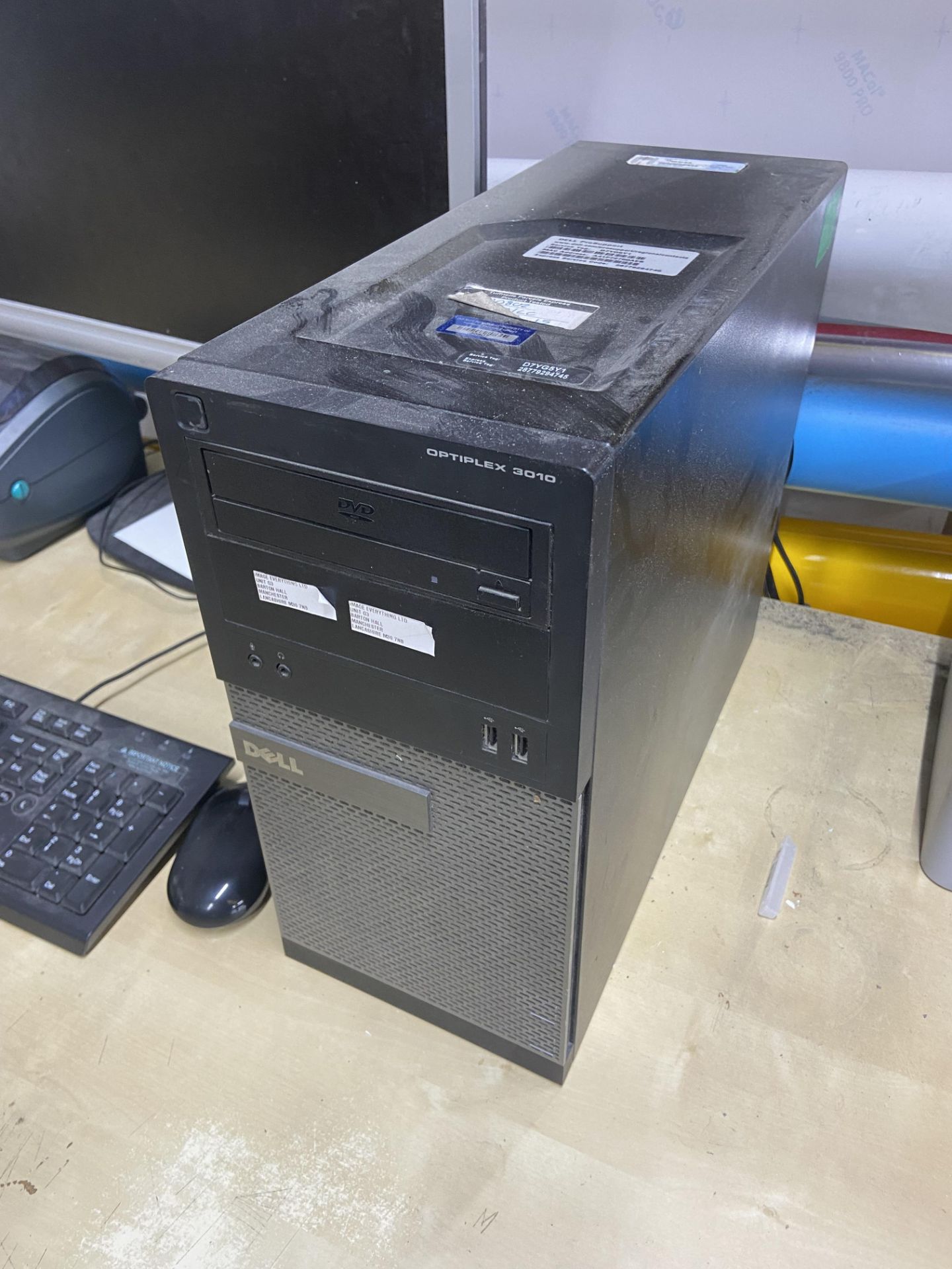 Dell OptiPlex 3010 Personal Computer (hard disk formatted), with flat screen monitor, keyboard, - Image 3 of 4