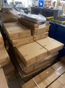 Approx. 30 Boxes of Rio Aluminium Fabric Frames, as set out on one pallet Please read the