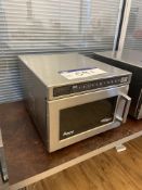 Amama Commercial C-Max Heavy Duty Compact Stainless Steel Microwave Oven Please read the following