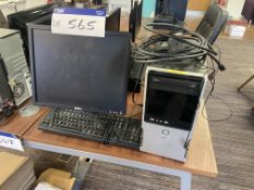 Personal Computer (hard disk formatted), with flat screen monitor, keyboard and mouse Please read