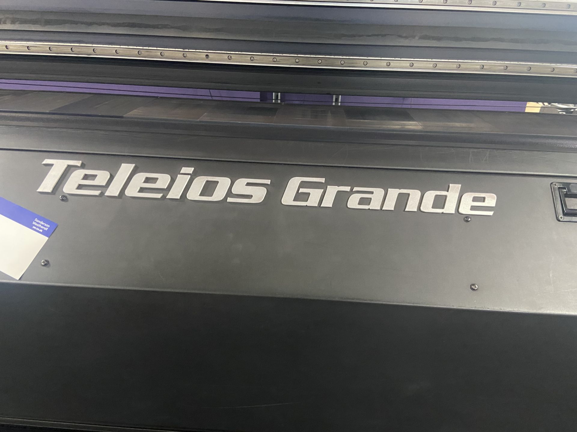 D.Gen TJ-3333 Teleios Grande G5 DIGITAL TEXTILE/ FABRIC PRINTING MACHINE, serial no. TCG517002H, - Image 6 of 13