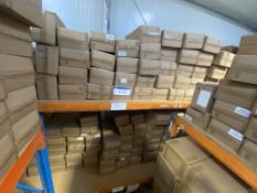 Approx. 65 Boxes of Paris Aluminium Fabric Stands, as set out on two tiers of rack Please read the