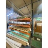 Single Bay Three Tier Two Bay Three Tier Boltless Steel Pallet Rack, each bay approx. 3.45m x