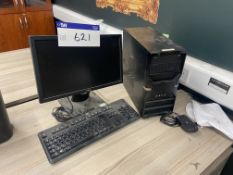 Personal Computer (hard disk formatted), with flat screen monitor, keyboard and mouse Please read