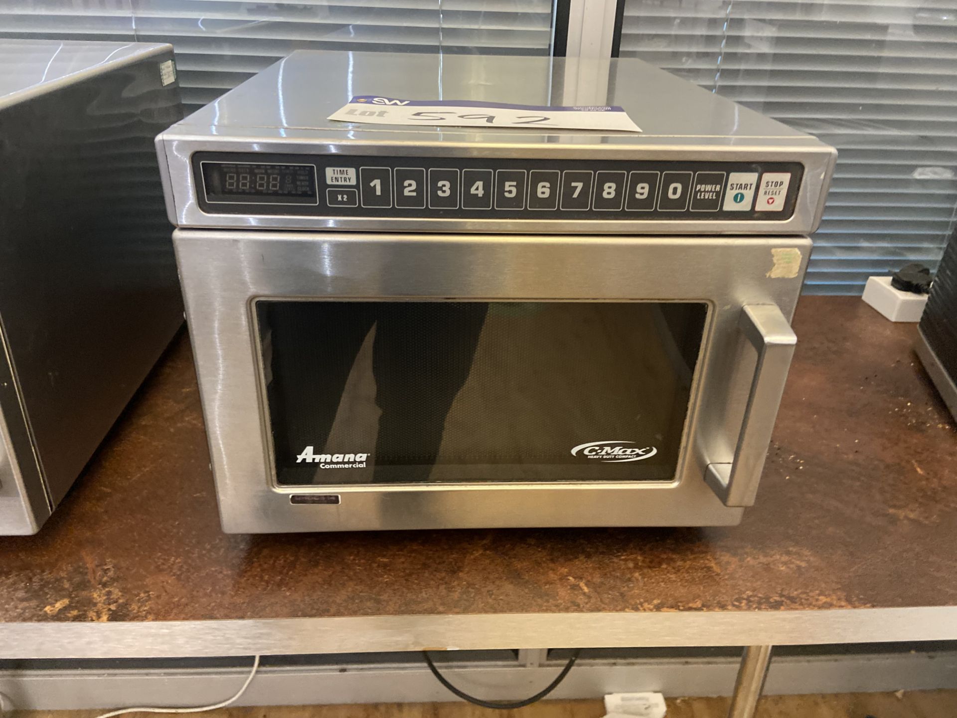 Amama Commercial C-Max Heavy Duty Compact Stainless Steel Microwave Oven Please read the following - Image 2 of 2