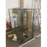 Two Wire Mesh Cage Trolleys Please read the following important notes:- ***Overseas buyers - All