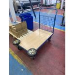 Steel Framed Platform Trolley Please read the following important notes:- ***Overseas buyers - All