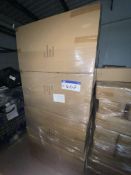 Approx. 30 Boxes of Barcelona Booths, as set out on two pallets Please read the following