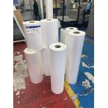 Ten Assorted Rolls, including matt, gloss and soft touch, as set out in one area Please read the